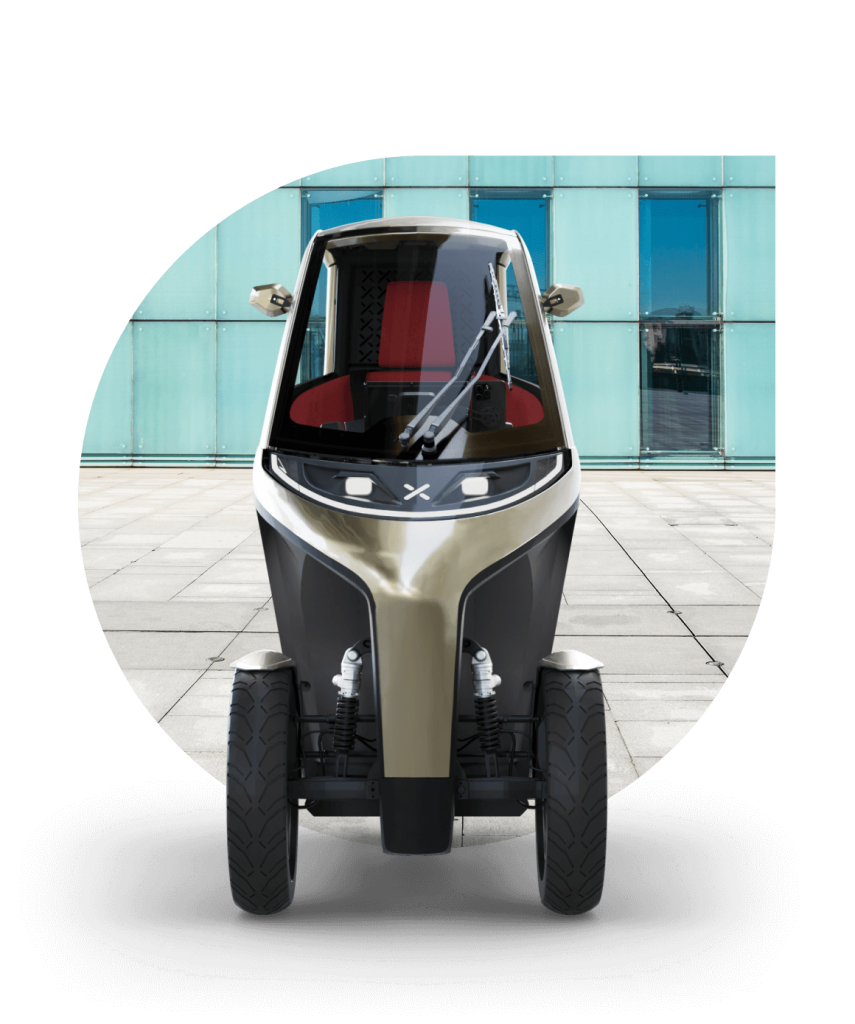XYTE ONE urban electric vehicle front view